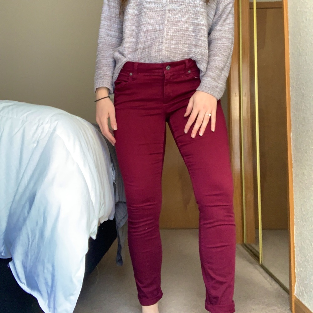 Arizona skinny Jeans (burgundy)